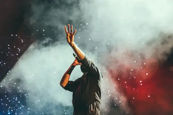 Photographie d'un concert d'Austin-Neill